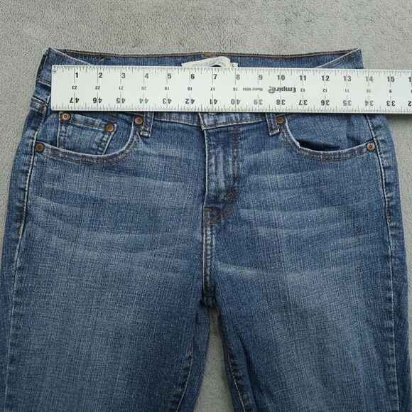 Levi's 505 Jeans Women's Size 4S Blue Mid-Rise Straight Denim 29" Inseam Stretch - Picture 16 of 16